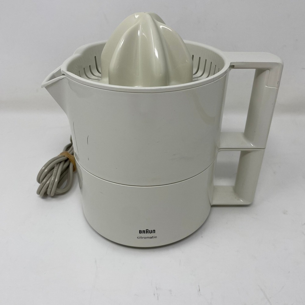 Vintage 80's Braun Citromatic Juicer White MPZ 4/5 Type 4173 Made in Spain